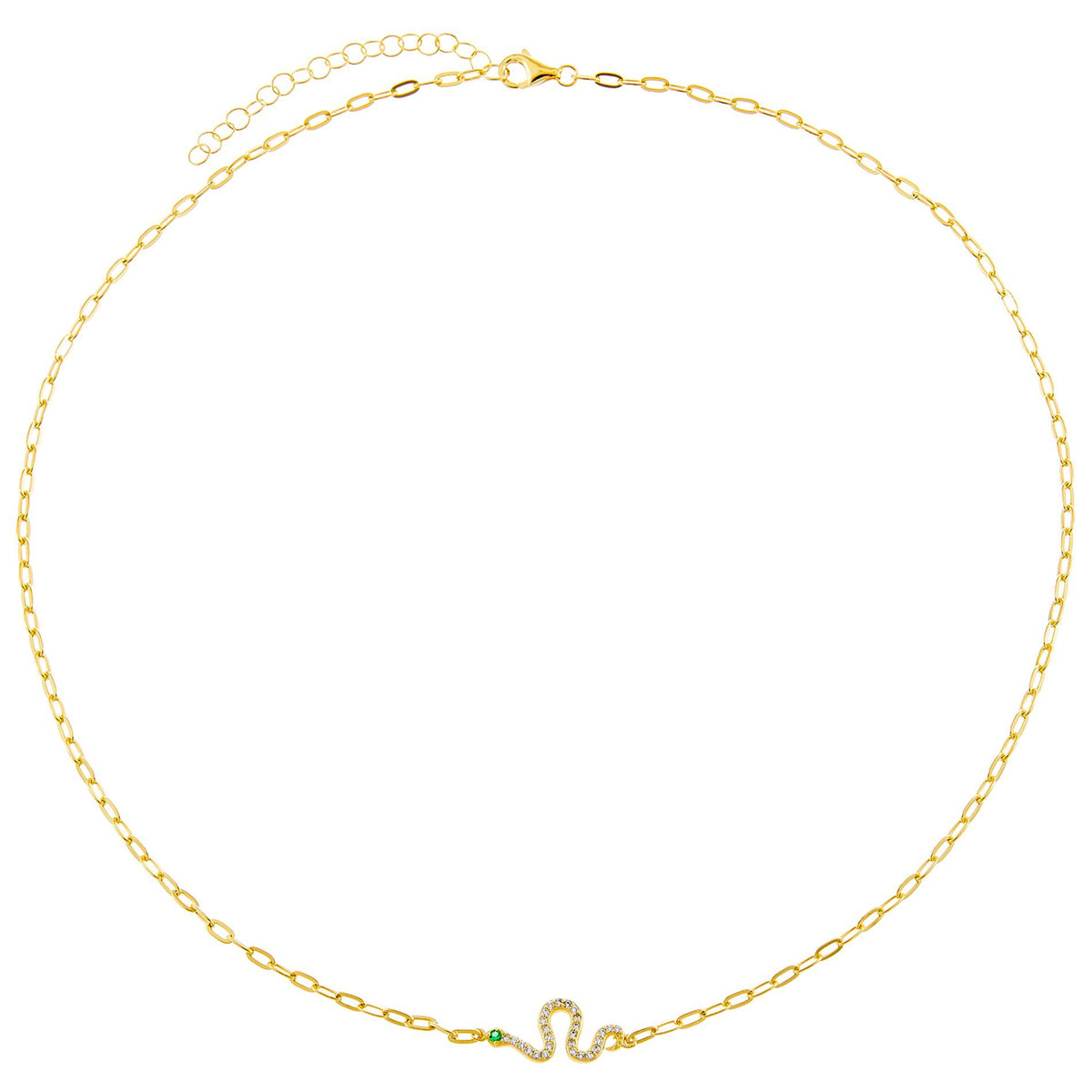 Micro-inlaid zircon copper jewelry necklace