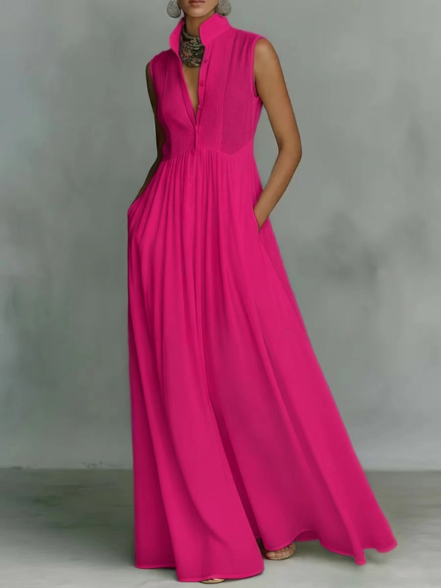 Long Vacation-style French-colored Dress