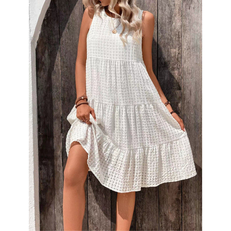 Elegant And Fashionable Little White Dress