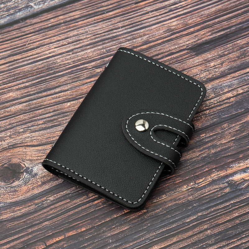 Men And Women Light-weight Thin Simple Leather Document Package