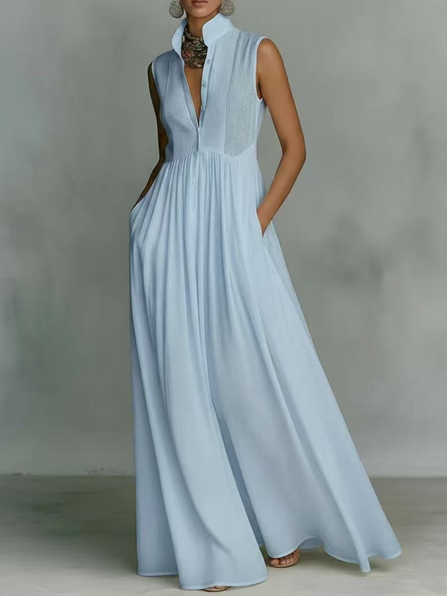 Long Vacation-style French-colored Dress