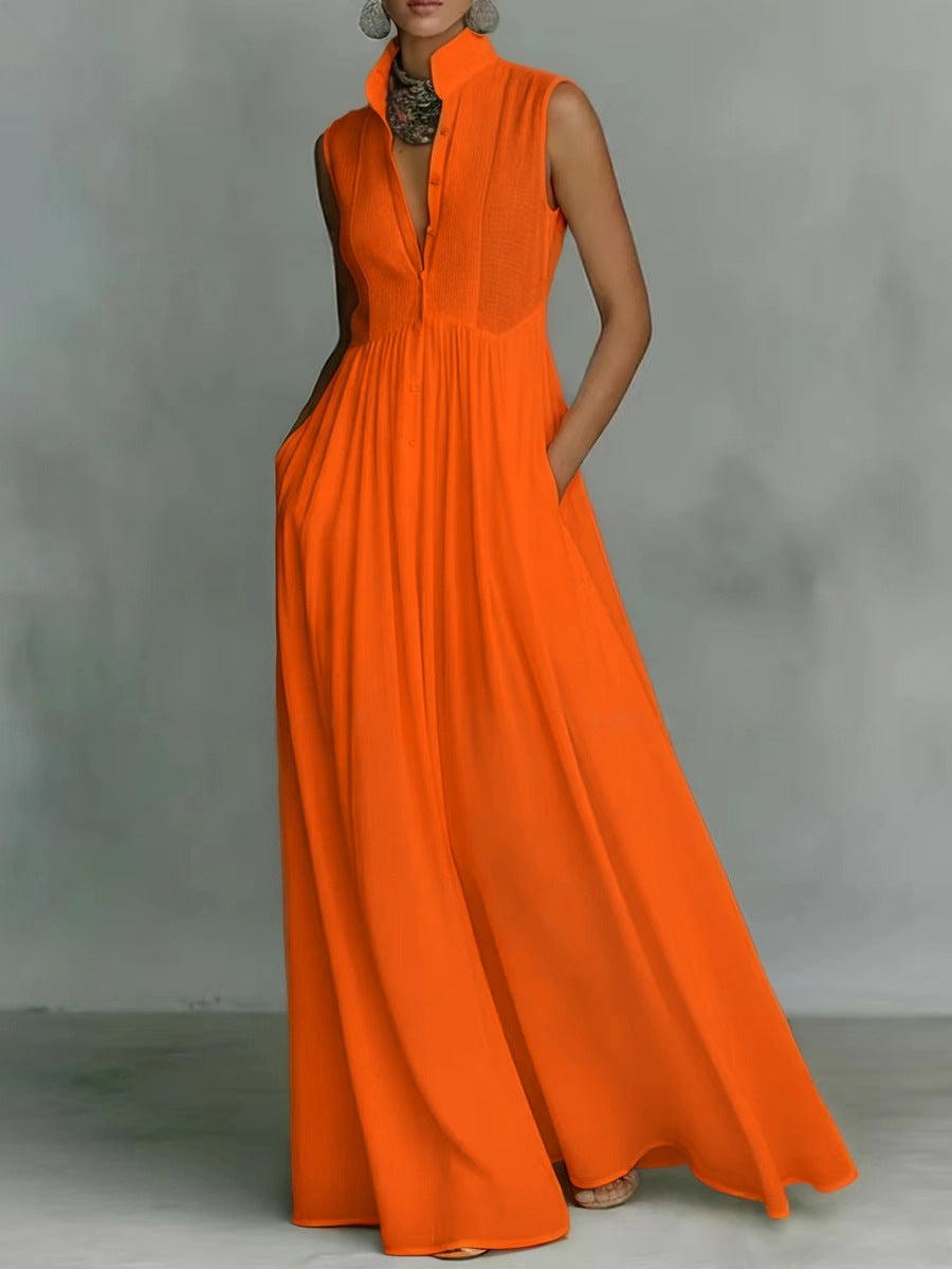 Long Vacation-style French-colored Dress