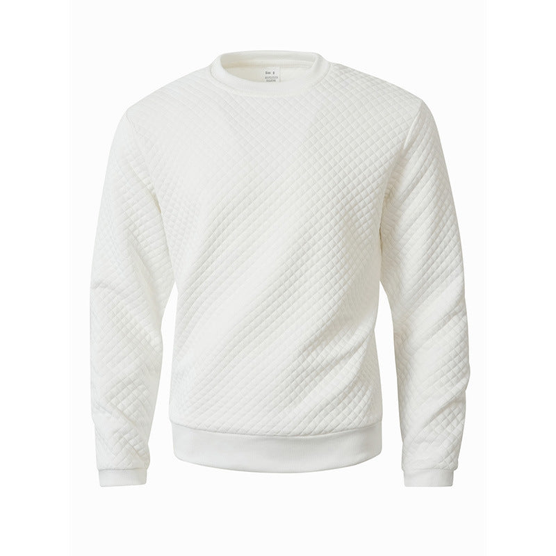 Crew-neck Base-layer Top Men's Casual Hoodie