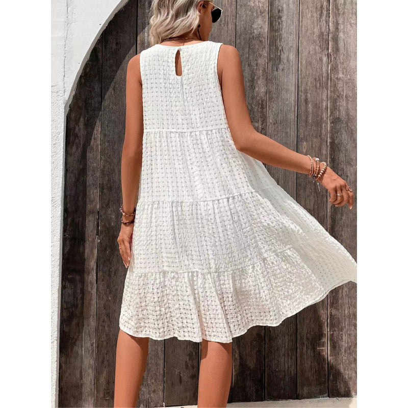 Elegant And Fashionable Little White Dress