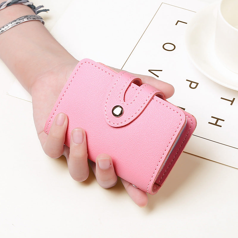 Men And Women Light-weight Thin Simple Leather Document Package
