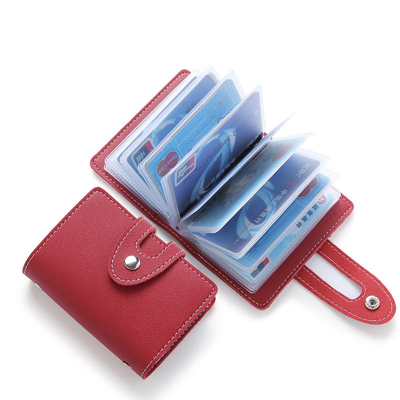 Men And Women Light-weight Thin Simple Leather Document Package