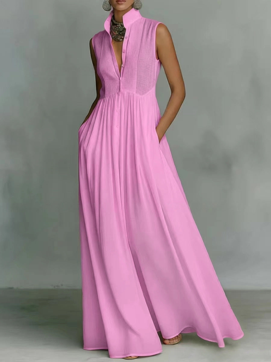 Long Vacation-style French-colored Dress