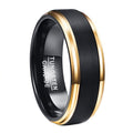 Fashion Personality Side Tungsten Steel Ring For Men